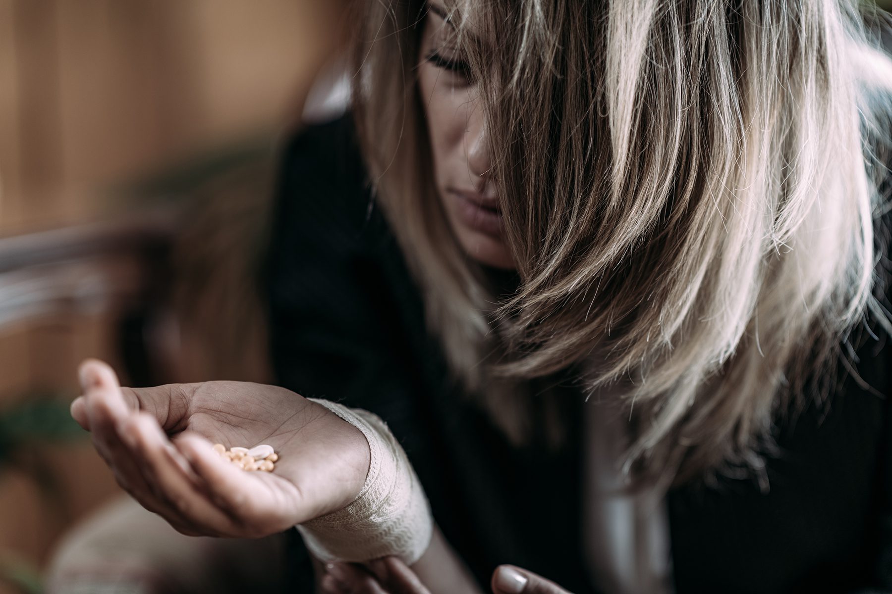 Suicide Prevention - Teen with Drugs