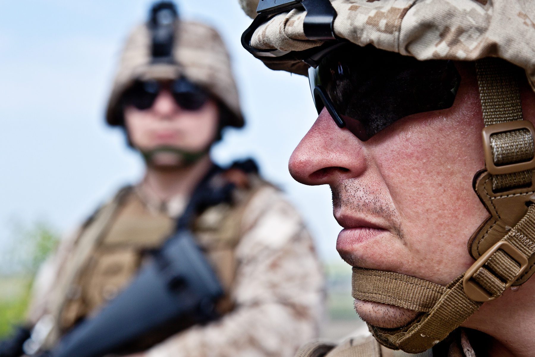 Suicide Prevention - Concerned Soldier